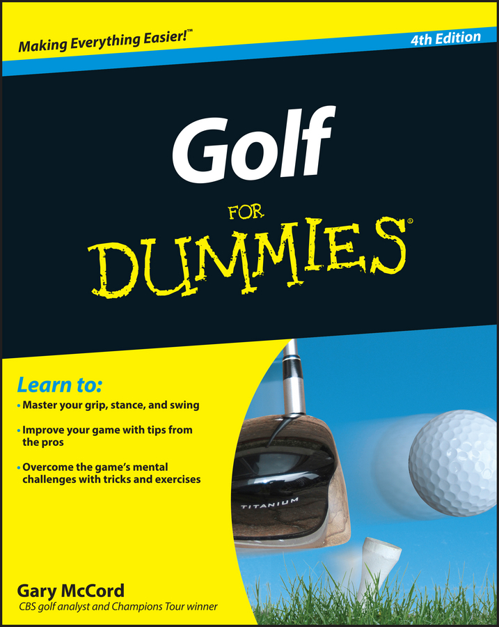 Обложка книги «Golf For Dummies»