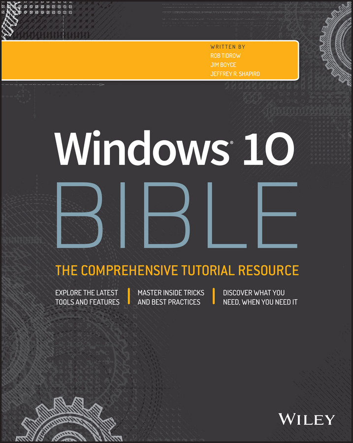 Обложка книги «Windows 10 Bible»