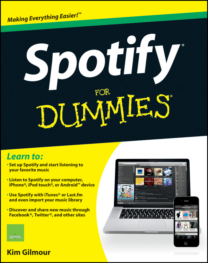 Обложка книги «Spotify For Dummies»