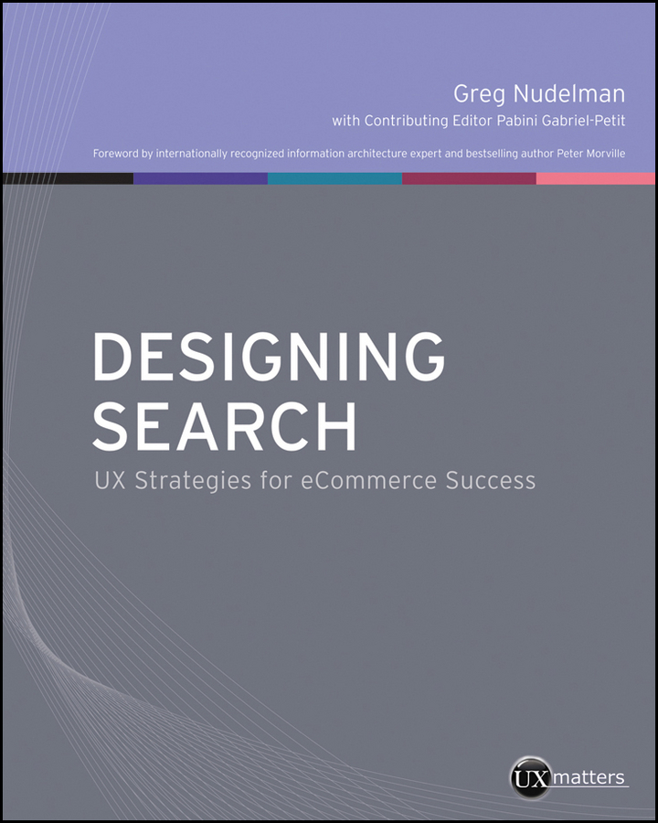 Обложка книги «Designing Search. UX Strategies for eCommerce Success»