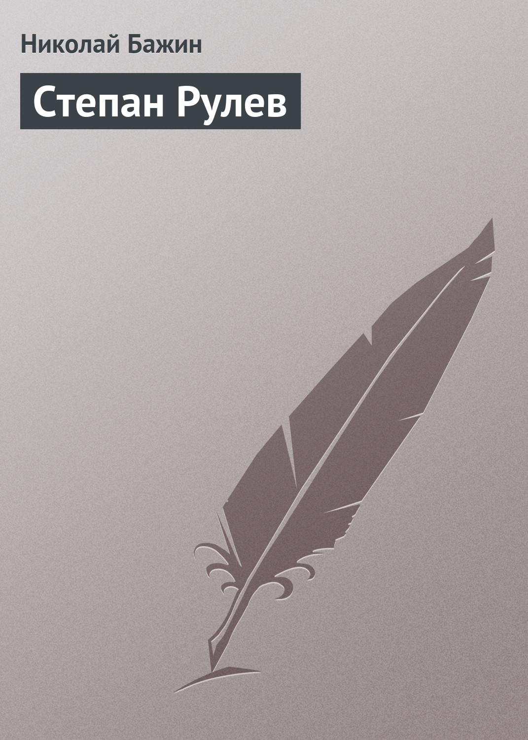 Обложка книги «Степан Рулев»