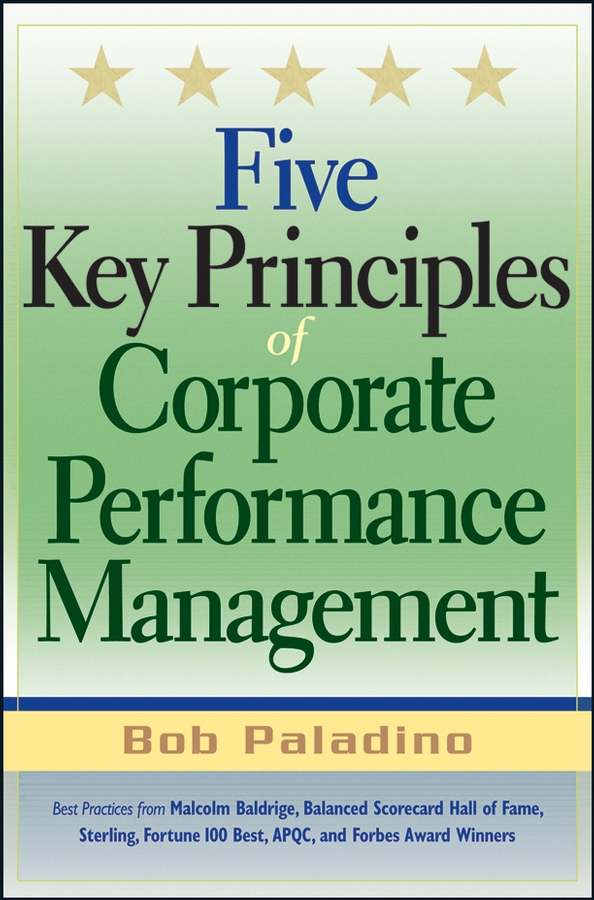 Обложка книги «Five Key Principles of Corporate Performance Management»