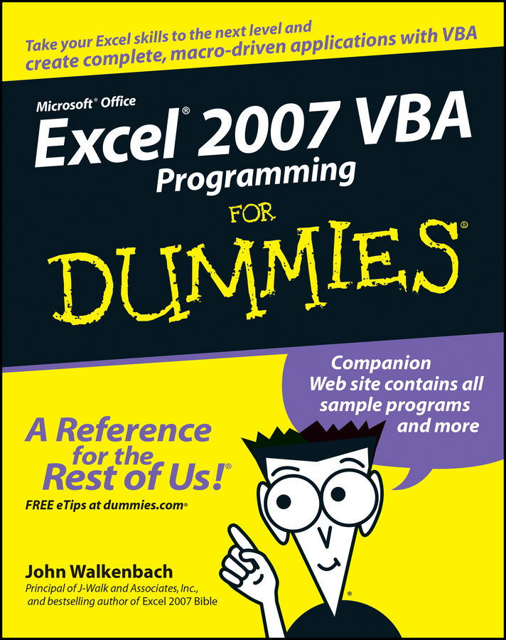 Обложка книги «Excel 2007 VBA Programming For Dummies»