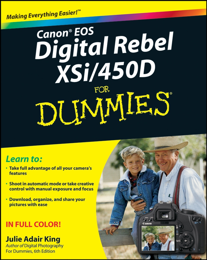 Обложка книги «Canon EOS Digital Rebel XSi/450D For Dummies»