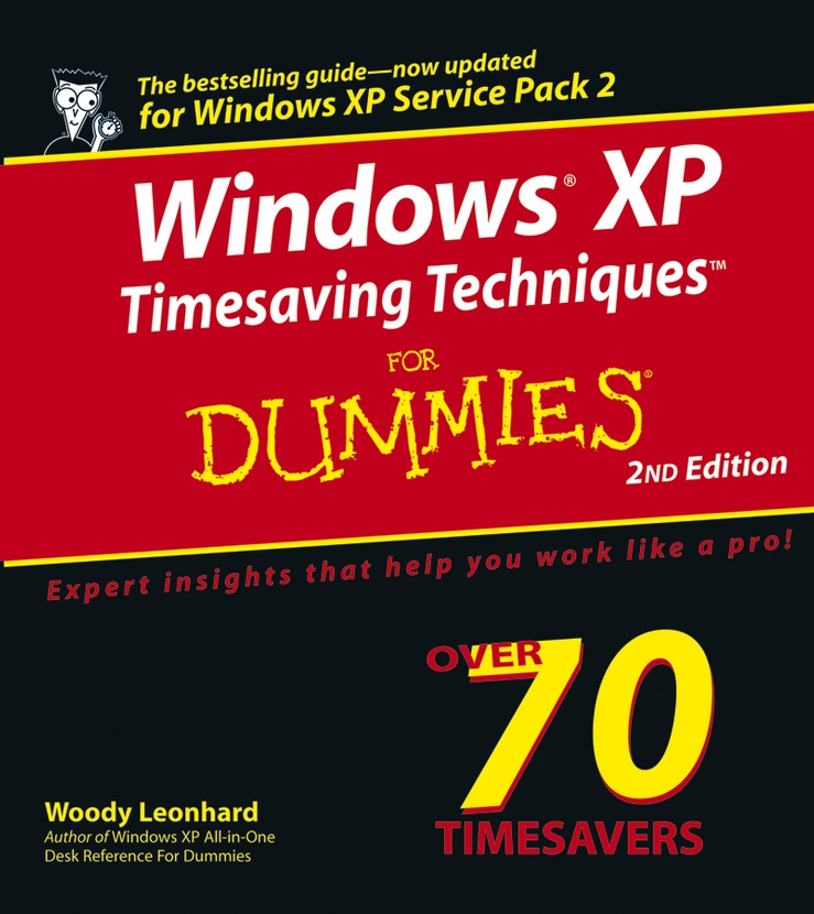 Обложка книги «Windows XP Timesaving Techniques For Dummies»