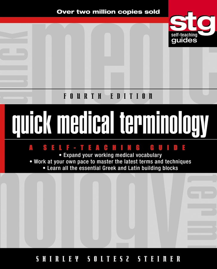 Обложка книги «Quick Medical Terminology. A Self-Teaching Guide»