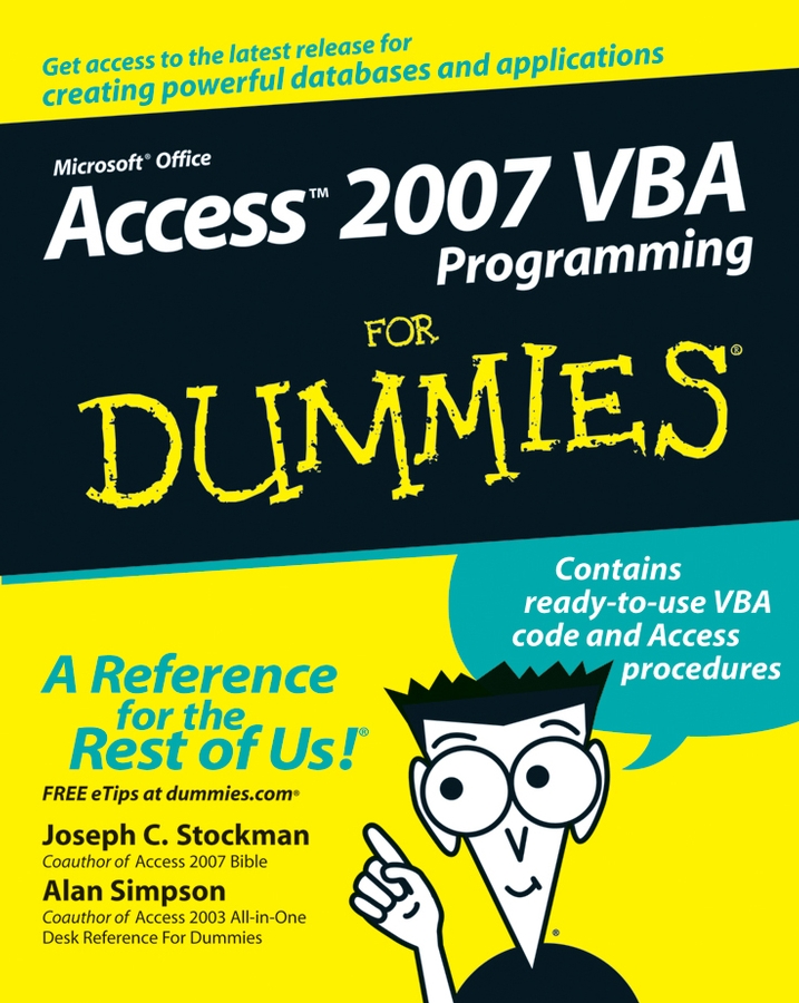 Обложка книги «Access 2007 VBA Programming For Dummies»