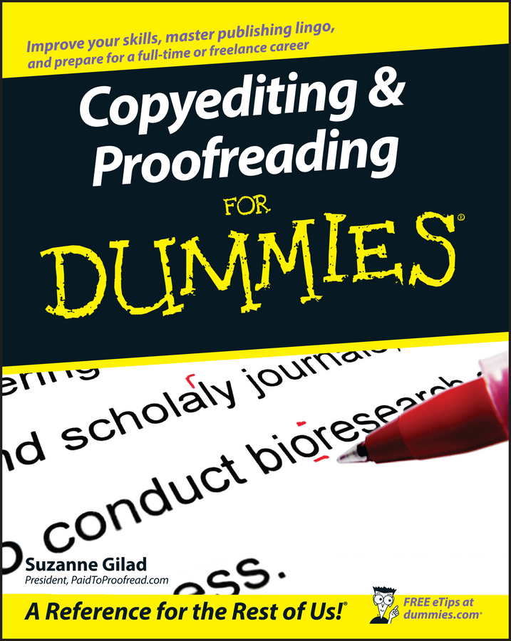 Обложка книги «Copyediting and Proofreading For Dummies»