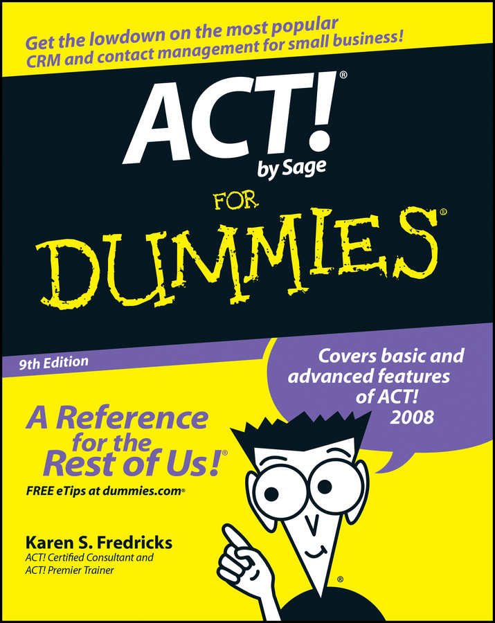 Обложка книги «ACT! by Sage For Dummies»