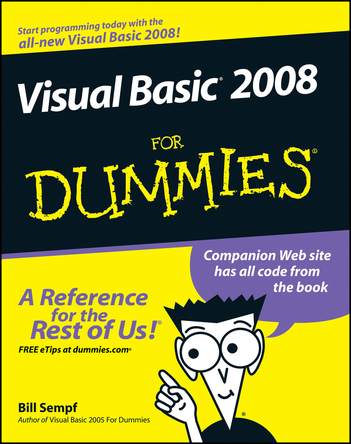 Обложка книги «Visual Basic 2008 For Dummies»