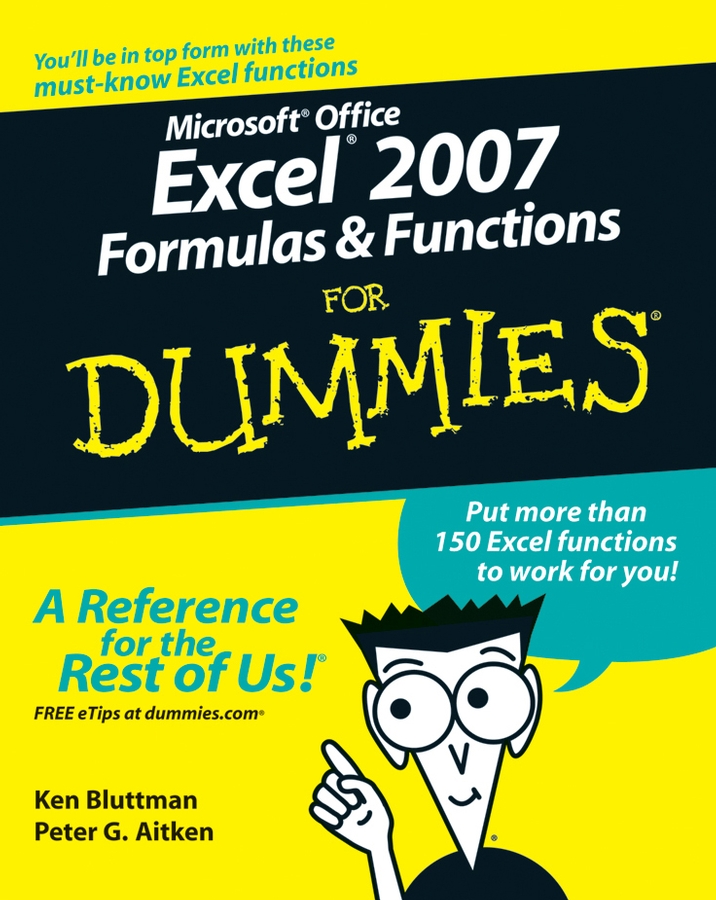 Обложка книги «Microsoft Office Excel 2007 Formulas and Functions For Dummies»