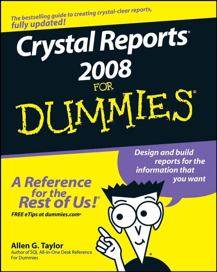 Обложка книги «Crystal Reports 2008 For Dummies»