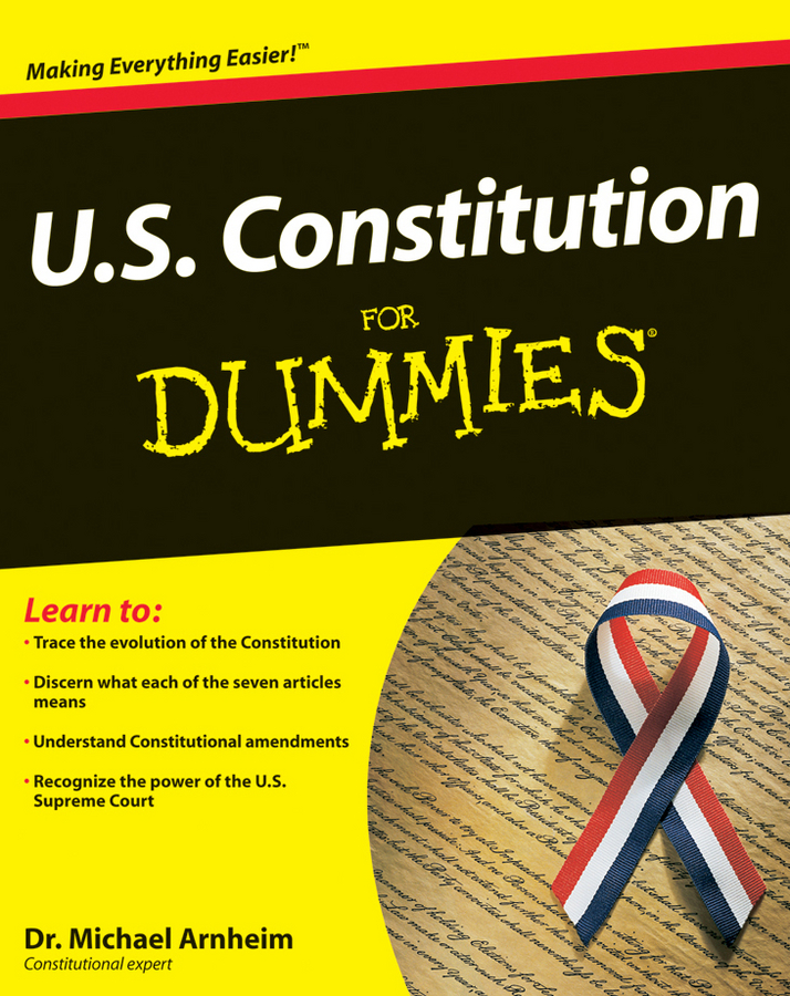 Обложка книги «U.S. Constitution For Dummies»