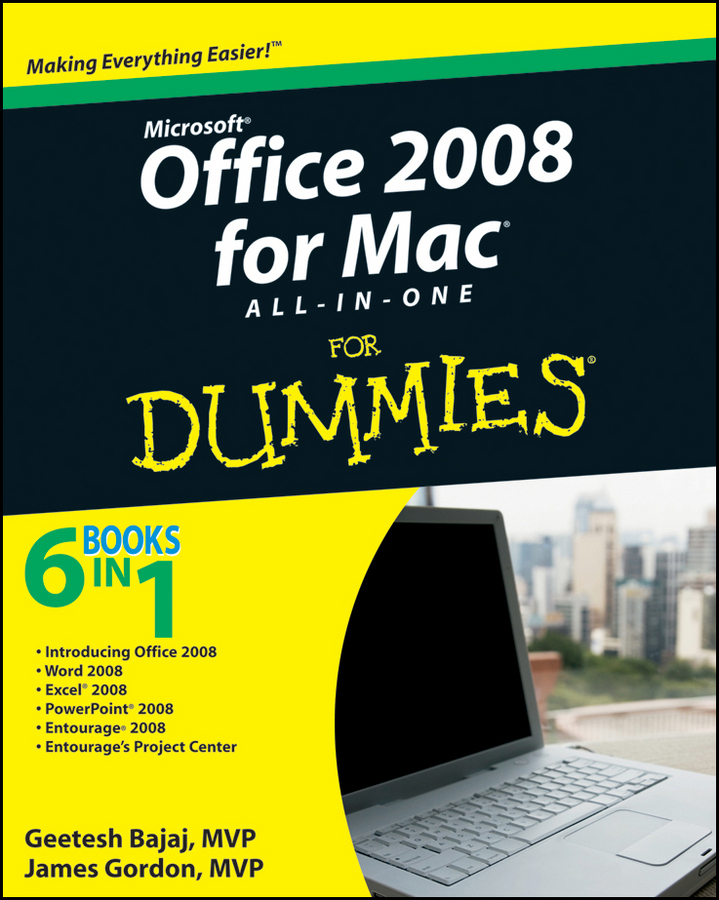 Обложка книги «Office 2008 for Mac All-in-One For Dummies»