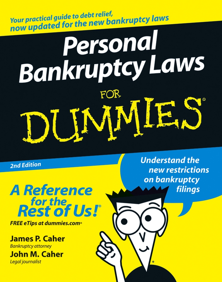 Обложка книги «Personal Bankruptcy Laws For Dummies»