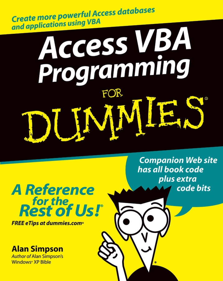 Обложка книги «Access VBA Programming For Dummies»