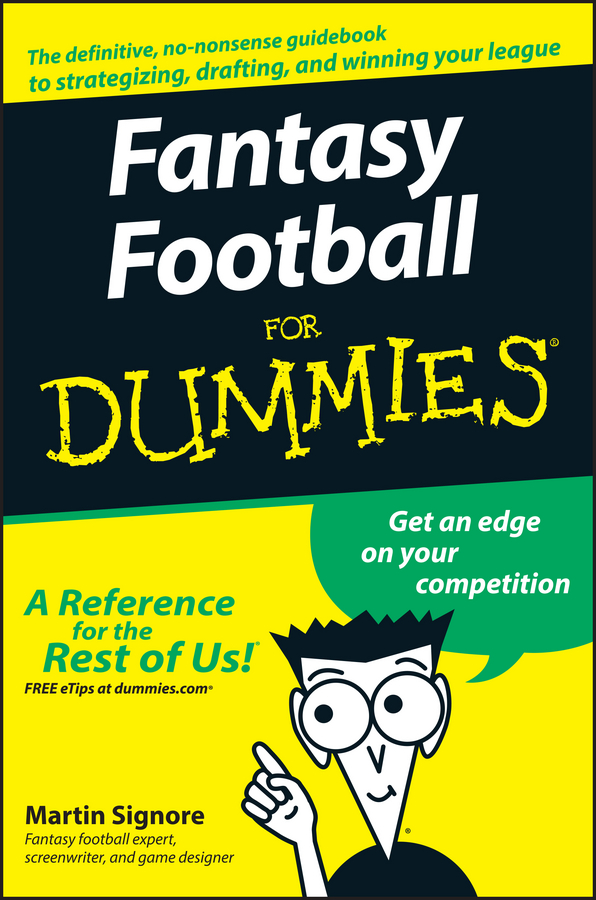 Обложка книги «Fantasy Football For Dummies»