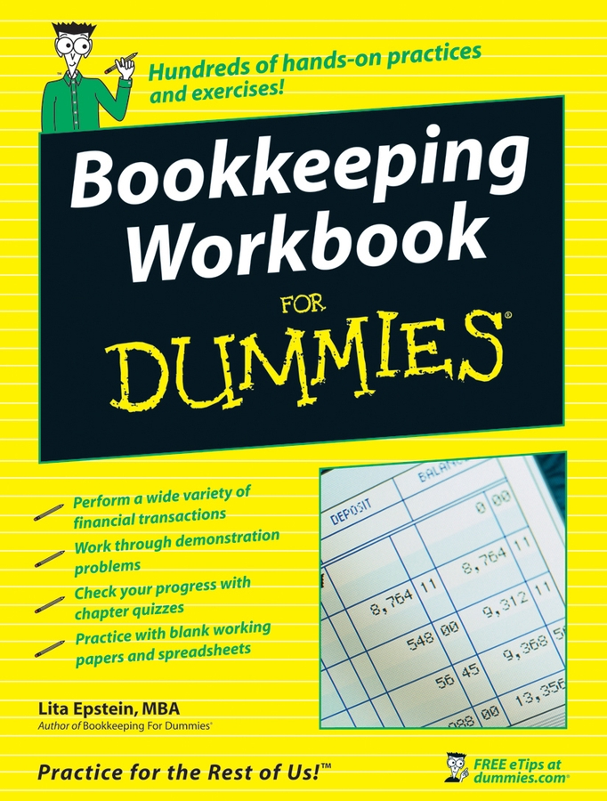 Обложка книги «Bookkeeping Workbook For Dummies»