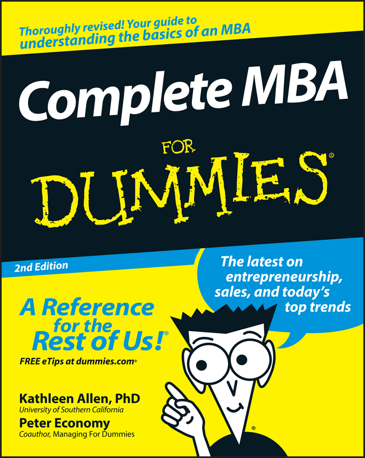Обложка книги «Complete MBA For Dummies»