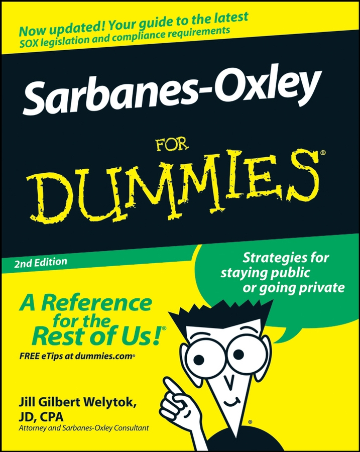 Обложка книги «Sarbanes-Oxley For Dummies»