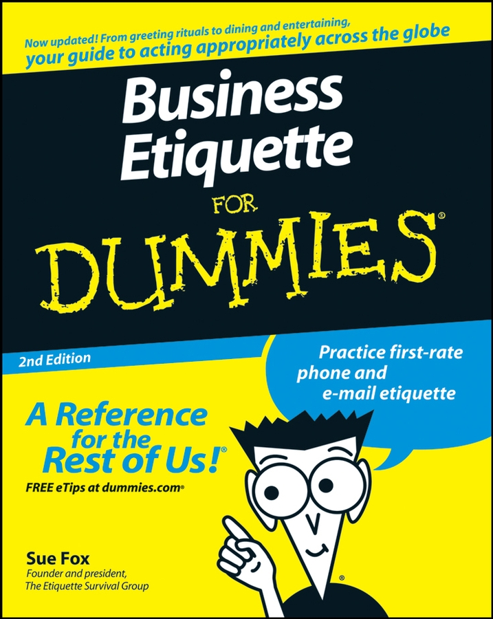Обложка книги «Business Etiquette For Dummies»