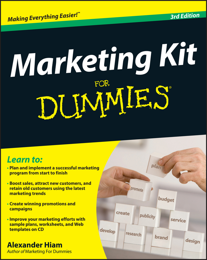 Обложка книги «Marketing Kit for Dummies»