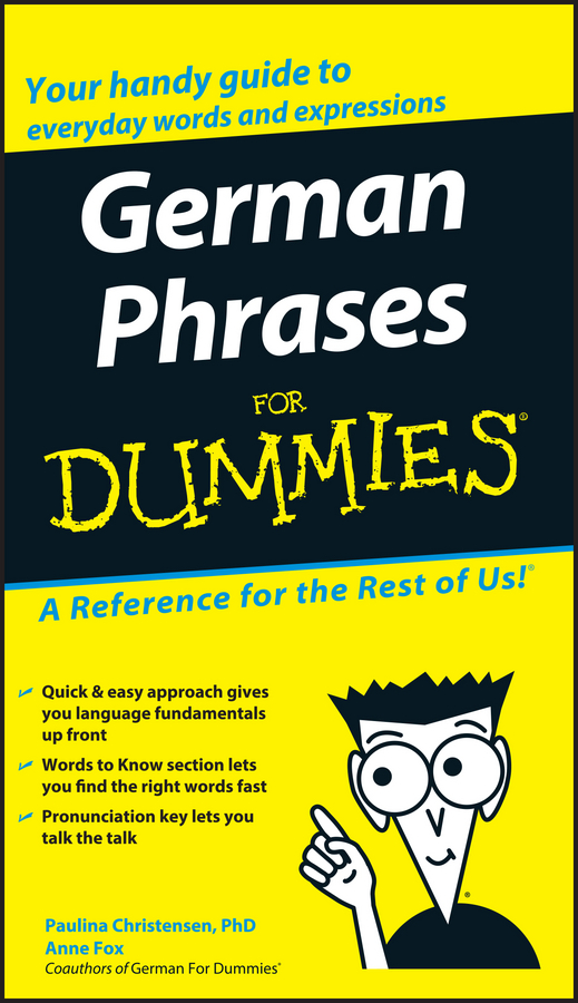 Обложка книги «German Phrases For Dummies»