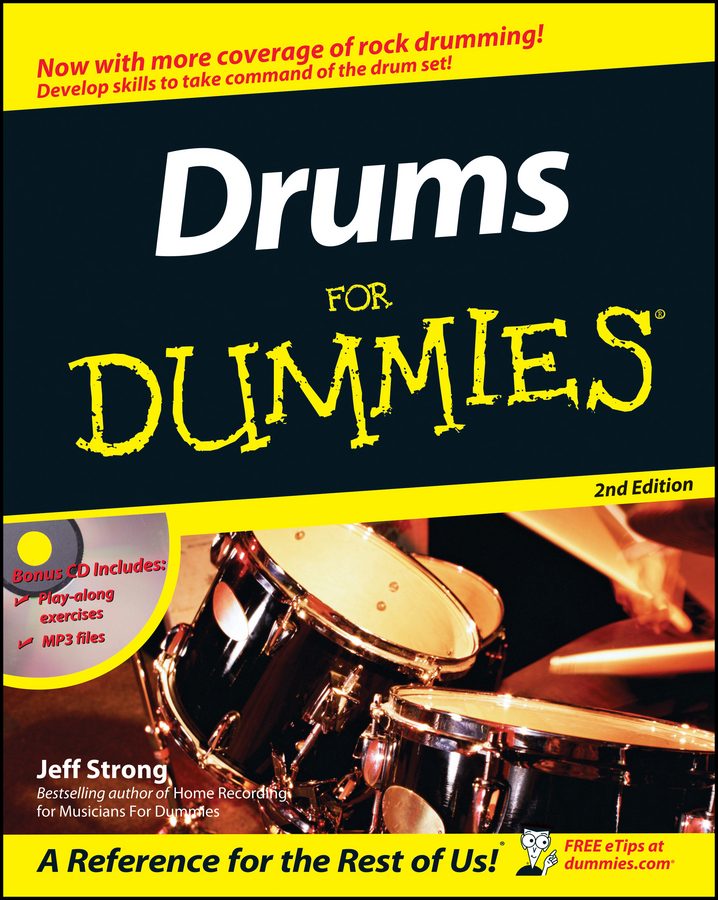 Обложка книги «Drums For Dummies»