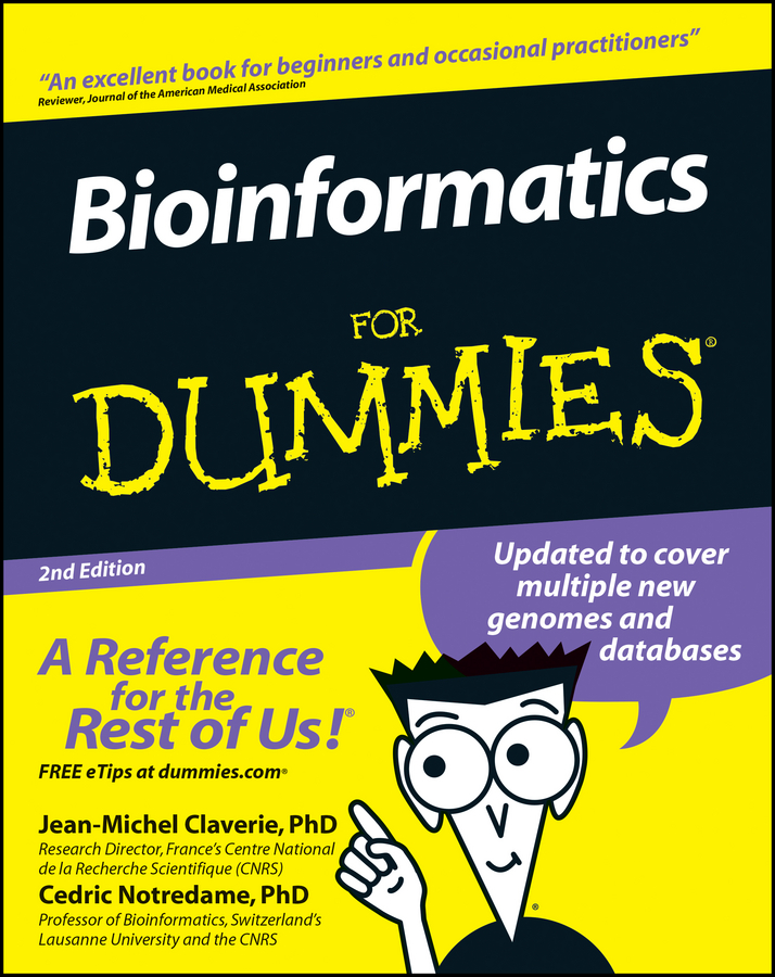 Обложка книги «Bioinformatics For Dummies»