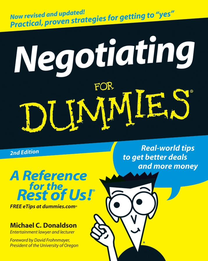 Обложка книги «Negotiating For Dummies»