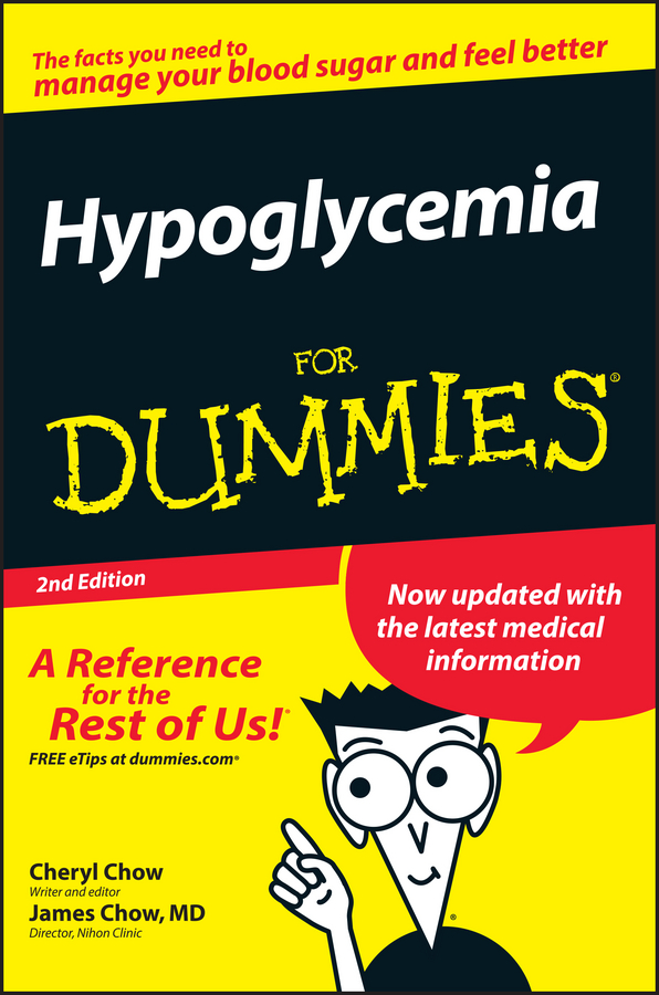 Обложка книги «Hypoglycemia For Dummies»