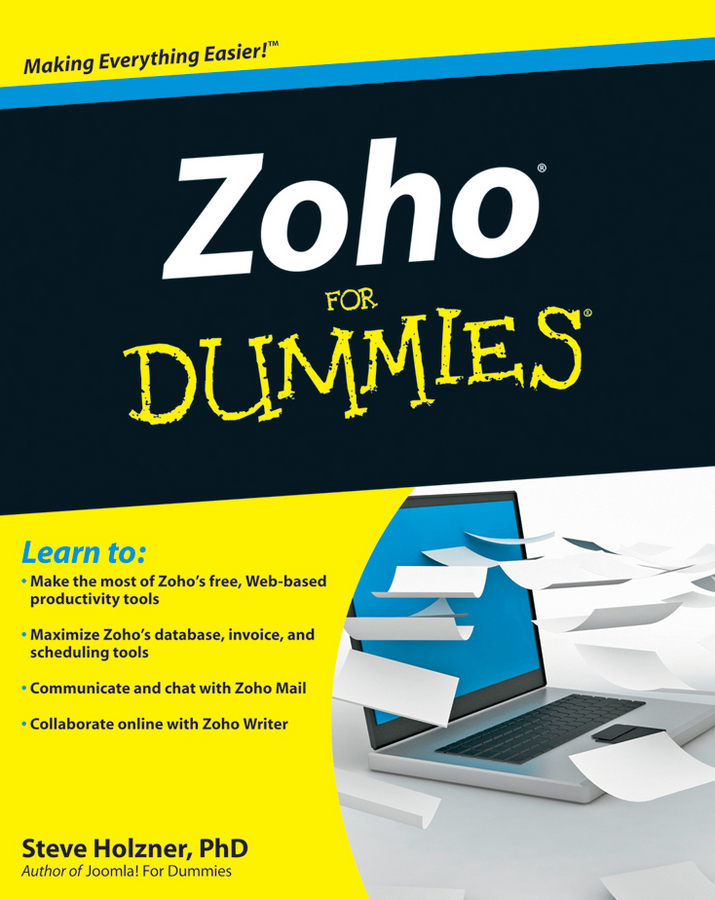 Обложка книги «Zoho For Dummies»