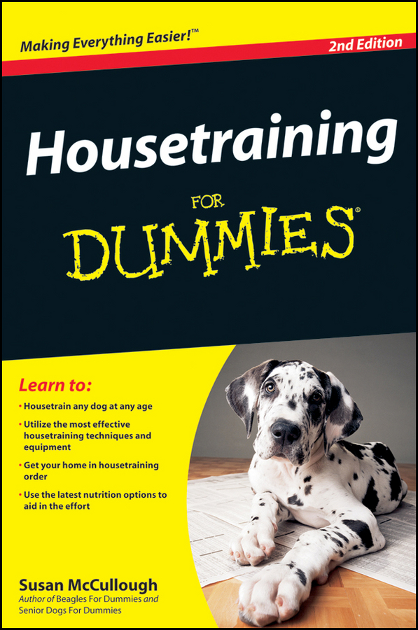 Обложка книги «Housetraining For Dummies»