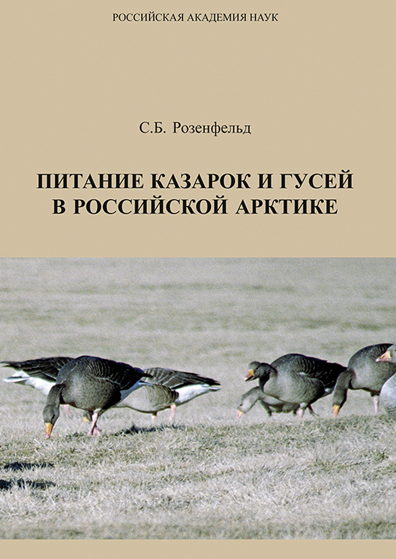 Обложка книги «Питание казарок и гусей в Российской Арктике»