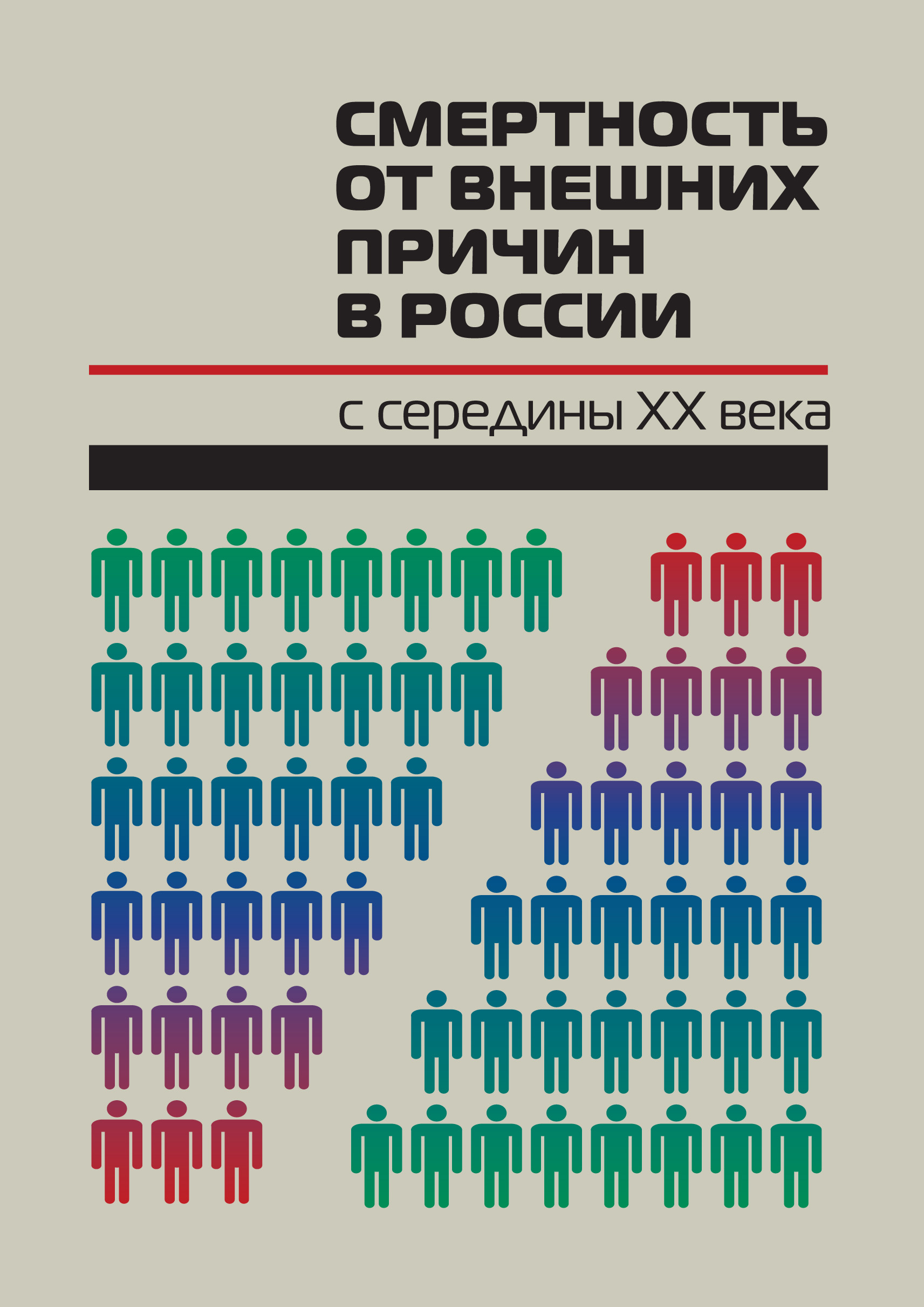 Обложка книги «Смертность от внешних причин в России с середины XX века»