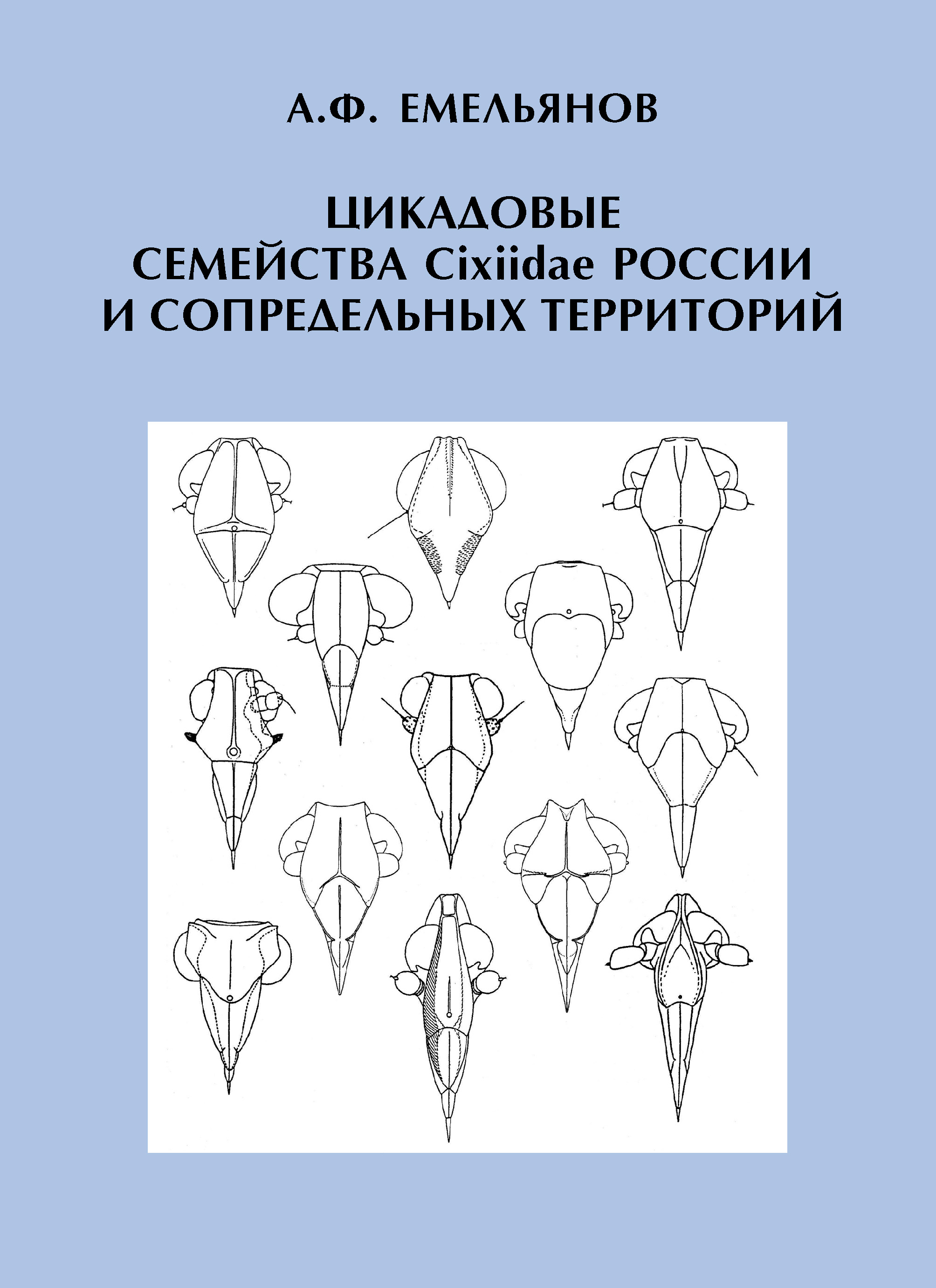 Обложка книги «Цикадовые семейства Cixiidae России и сопредельных территорий»