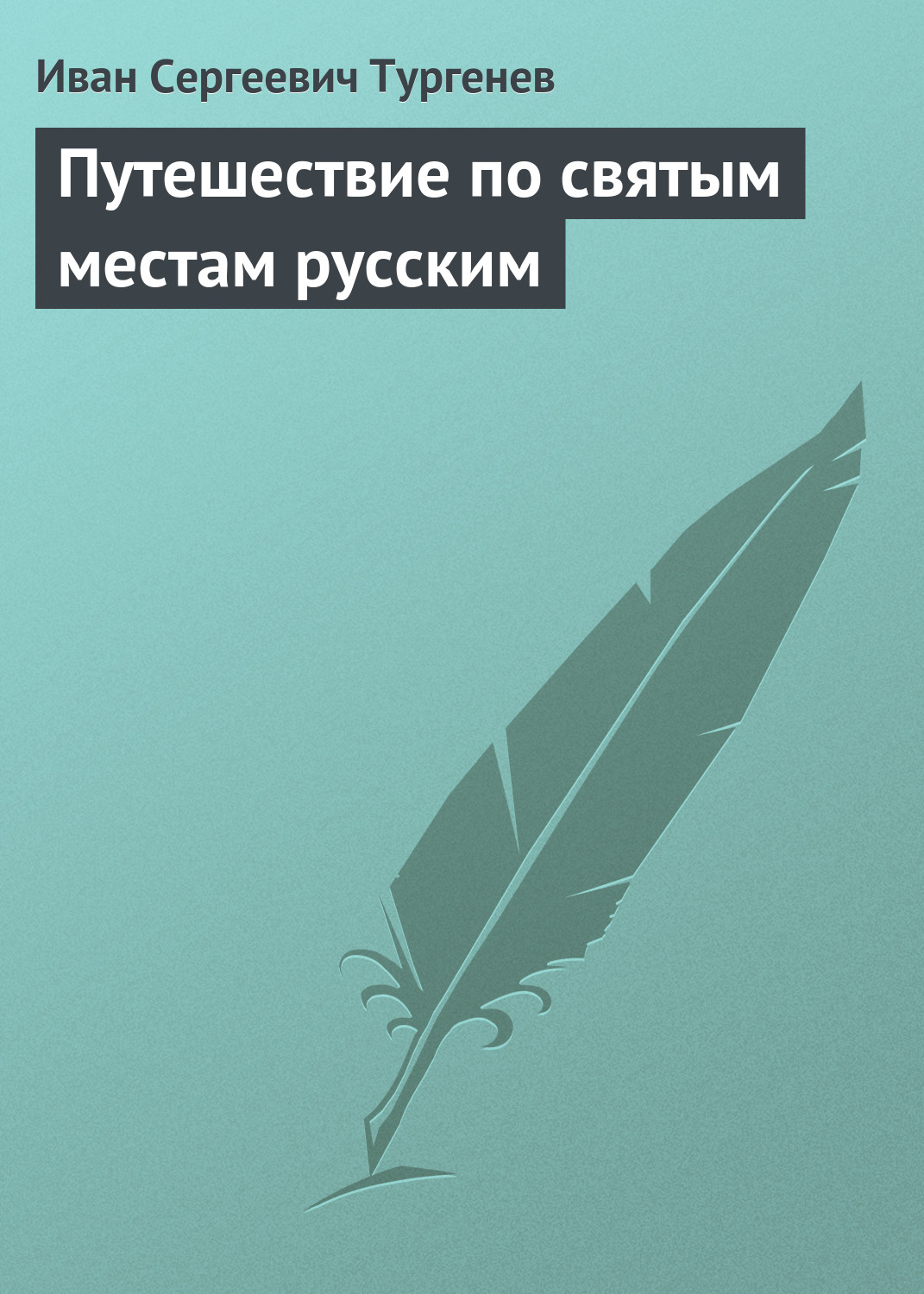 Обложка книги «Путешествие по святым местам русским»