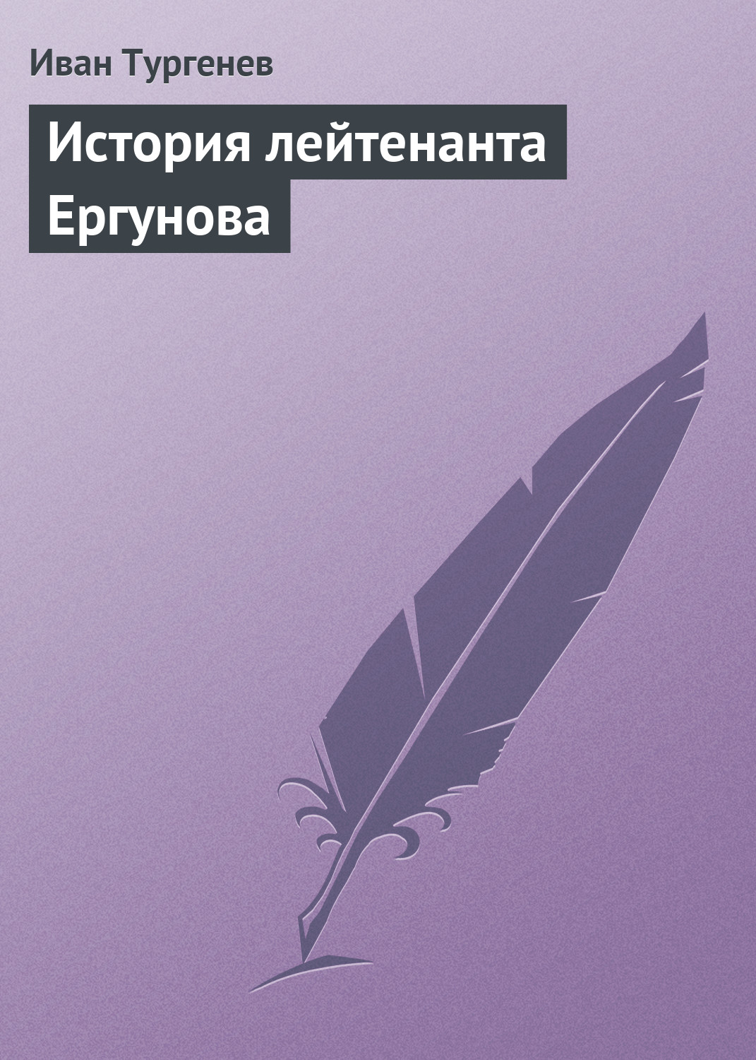 Обложка книги «История лейтенанта Ергунова»