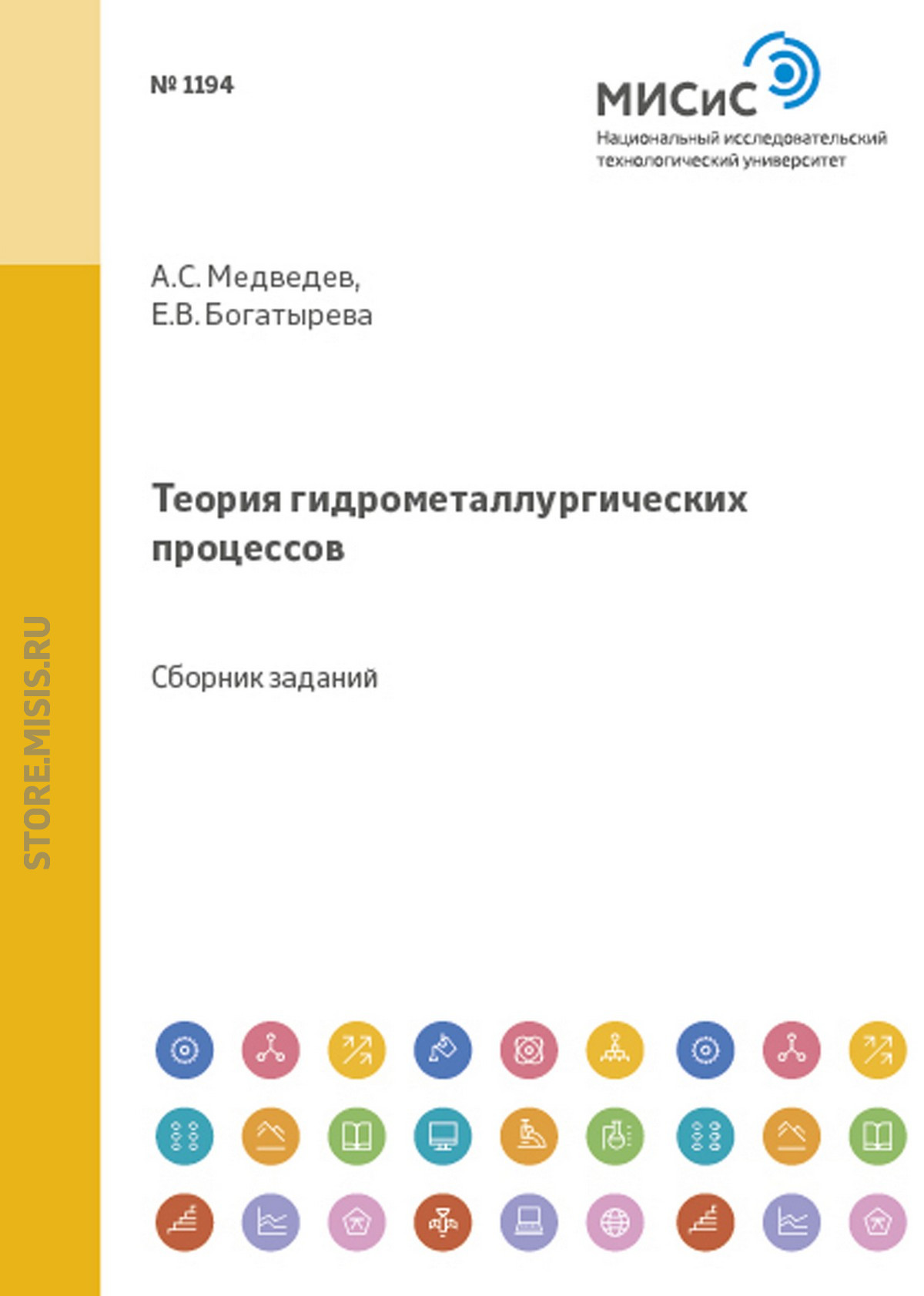 Обложка книги «Теория гидрометаллургических процессов»