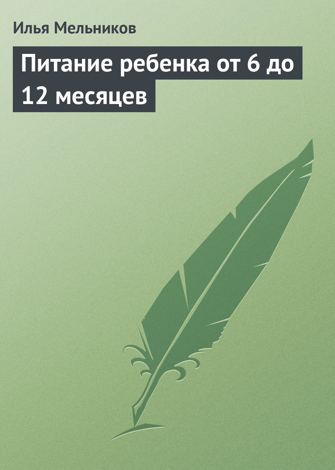 Обложка книги «Питание ребенка от 6 до 12 месяцев»