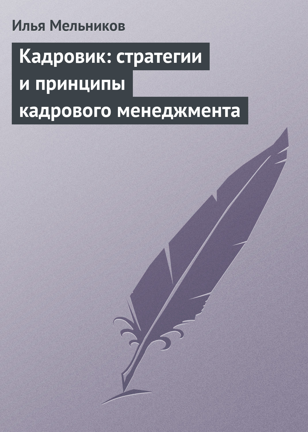 Обложка книги «Кадровик: стратегии и принципы кадрового менеджмента»