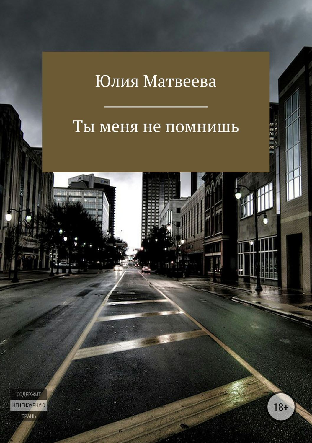 Обложка книги «Ты меня не помнишь»
