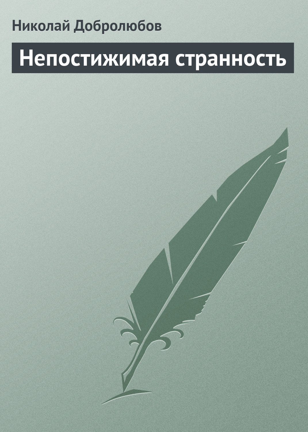 Обложка книги «Непостижимая странность»