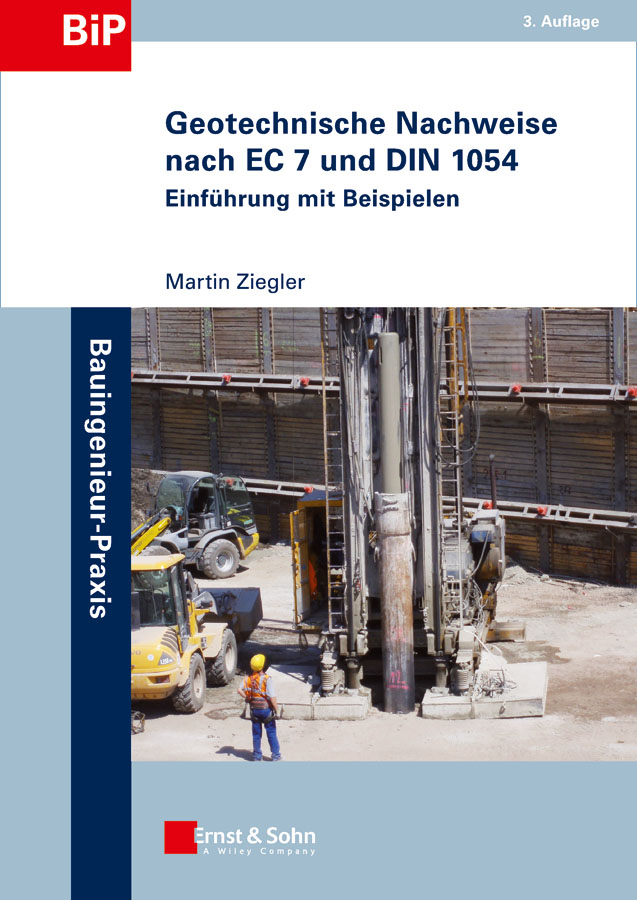 Обложка книги «Geotechnische Nachweise nach EC 7 und DIN 1054. Einführung in Beispielen»