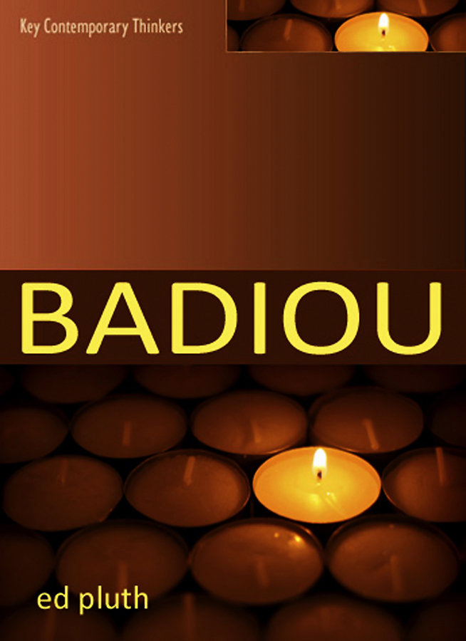 Обложка книги «Badiou. A Philosophy of the New»