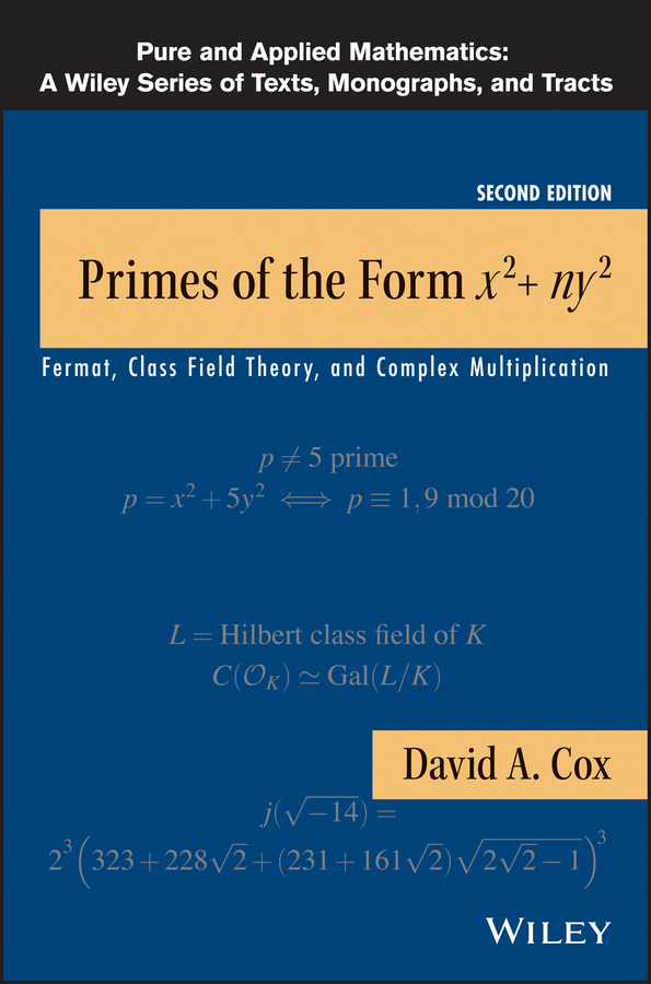 Обложка книги «Primes of the Form x2+ny2. Fermat, Class Field Theory, and Complex Multiplication»