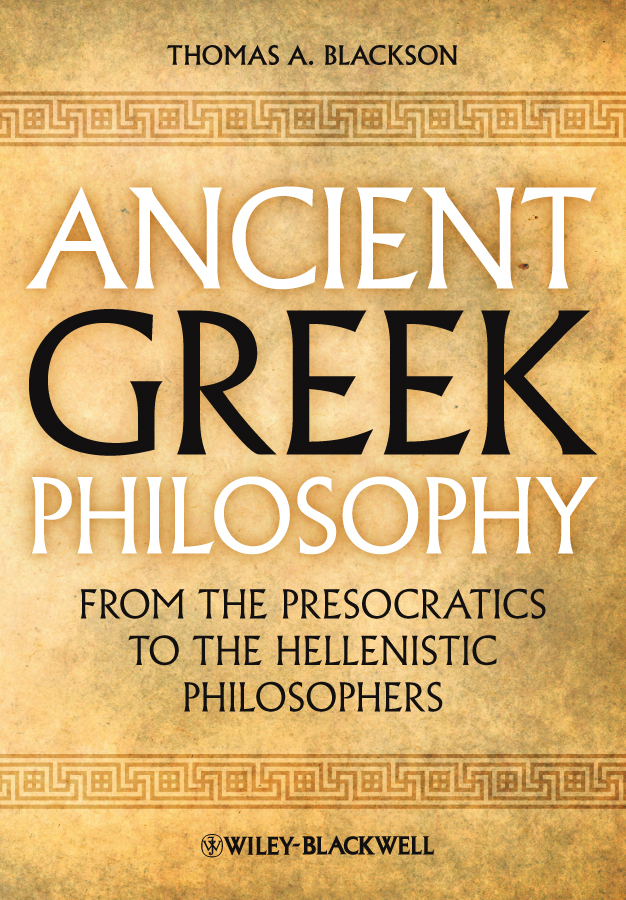 Обложка книги «Ancient Greek Philosophy. From the Presocratics to the Hellenistic Philosophers»