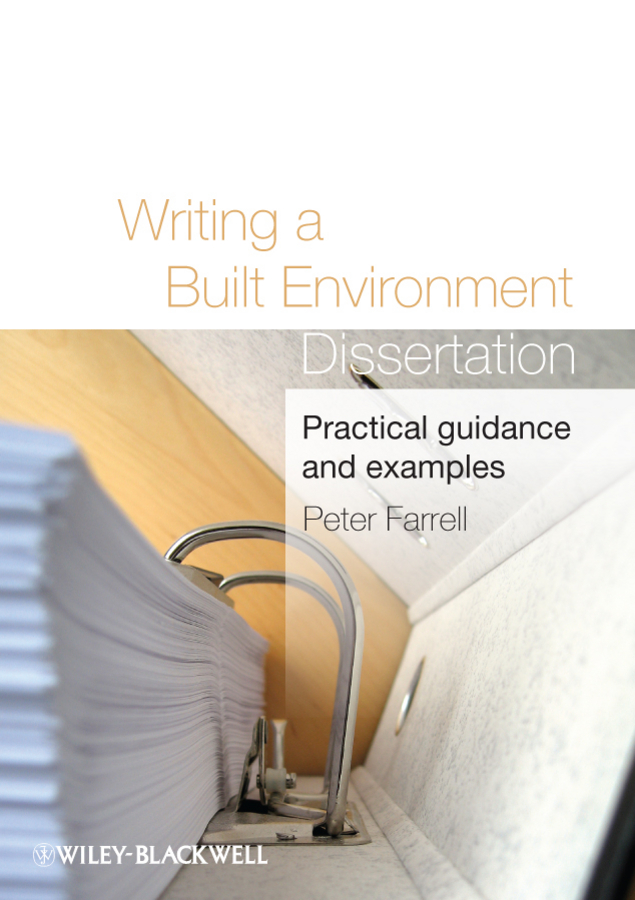 Обложка книги «Writing a Built Environment Dissertation. Practical Guidance and Examples»