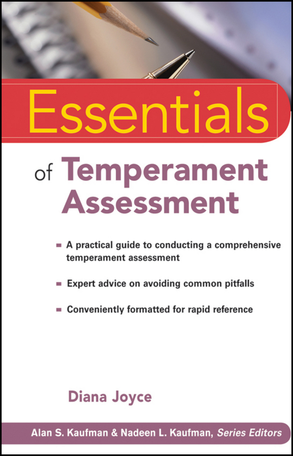 Обложка книги «Essentials of Temperament Assessment»
