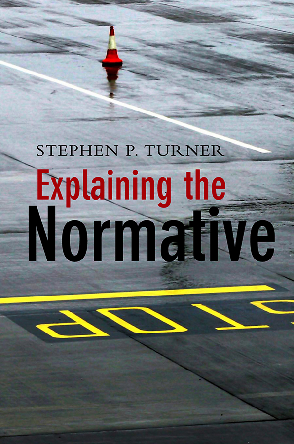 Обложка книги «Explaining the Normative»